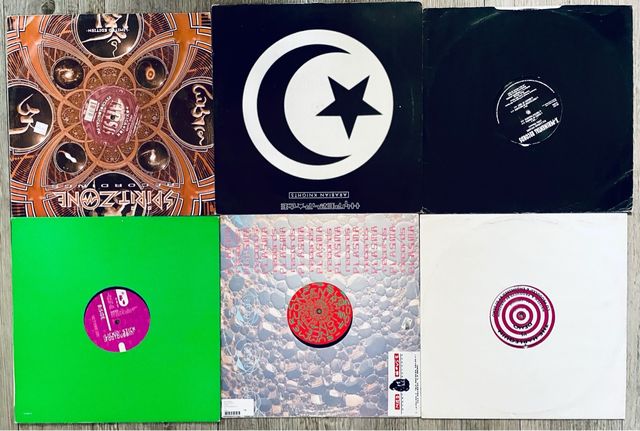 Lote 6 Vinilos Hard Trance 90s