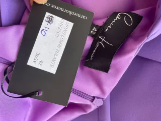 Mono Carmen Horneros Morado Talla 42 Nuevo