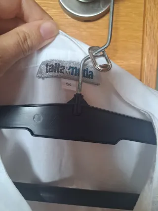 Blusa blanca talla 54
