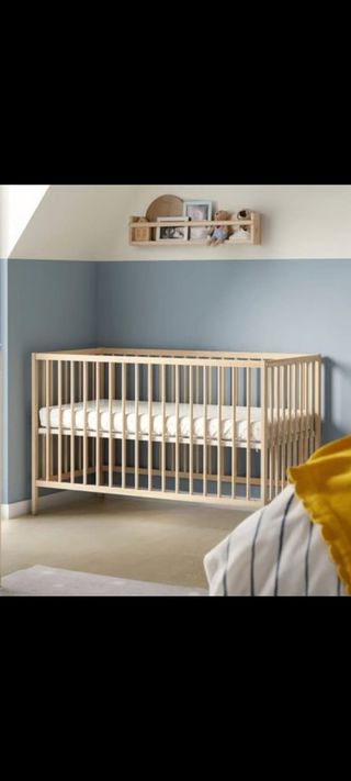 Colchón + Cuna haya Ikea 2 alturas
