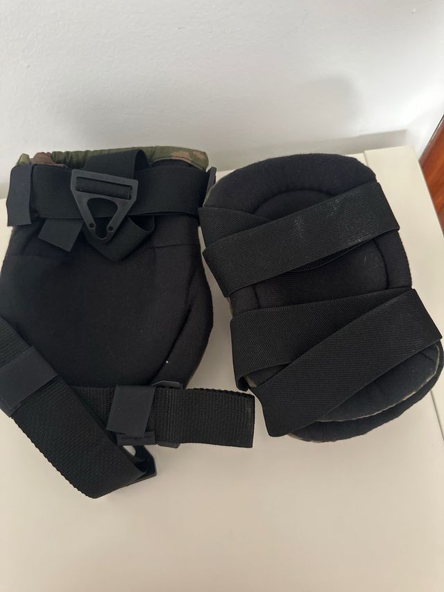 Pack Rodilleras y Coderas Tácticas Camuflaje