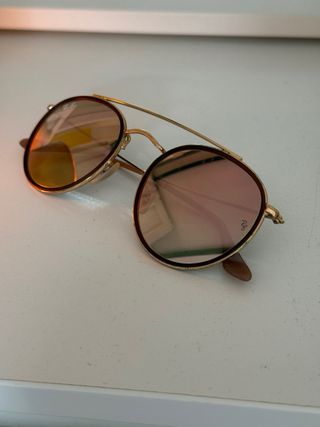 Gafas de sol Ray-Ban Aviator rosa espejo