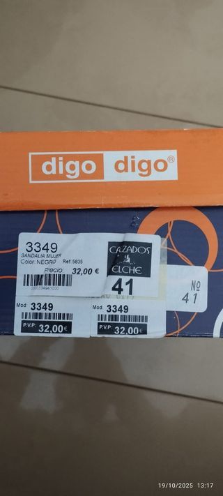 Sandalias Tacón Talla 41