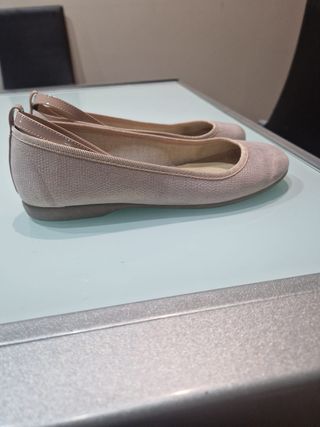Zapatos niña Tokolate beige/rosa