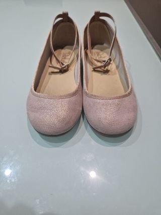 Zapatos niña Tokolate beige/rosa