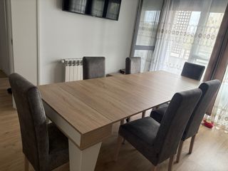 Mesa extensible de madera de diseño 