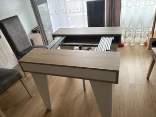 Mesa extensible de madera de diseño 