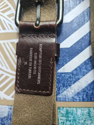 Cintura per bambini beige e marrone