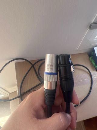 Cable XLR Macho-Hembra 3m