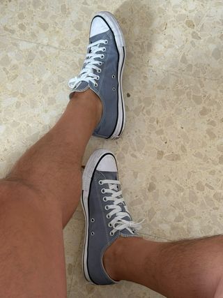 Converse grises unisex talla 43