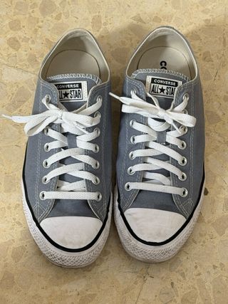 Converse grises unisex talla 43