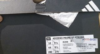  Adidas adizero prime X3 strung