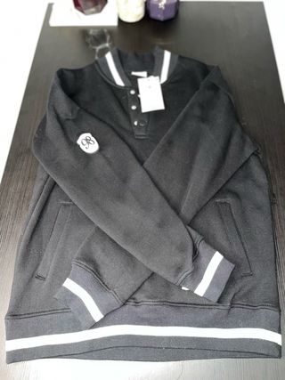 Abrigo Bershka Negro Hombre , TOTALMENTE NUEVO 