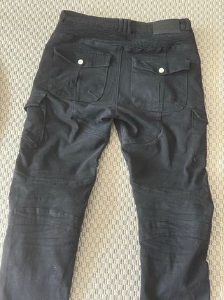 Pantalones Moto CTBQiTom Hombre Negro