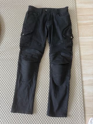 Pantalones Moto CTBQiTom Hombre Negro
