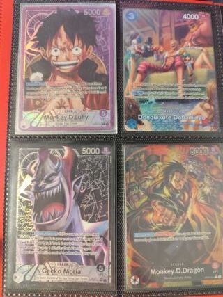 Lideres One Piece TCG Alterados