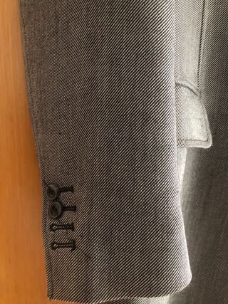 Abrigo largo Zara Man gris Talla M