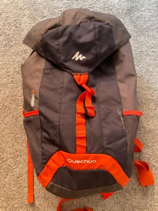 Mochila Quechua Arpenaz 40 Gris Naranja