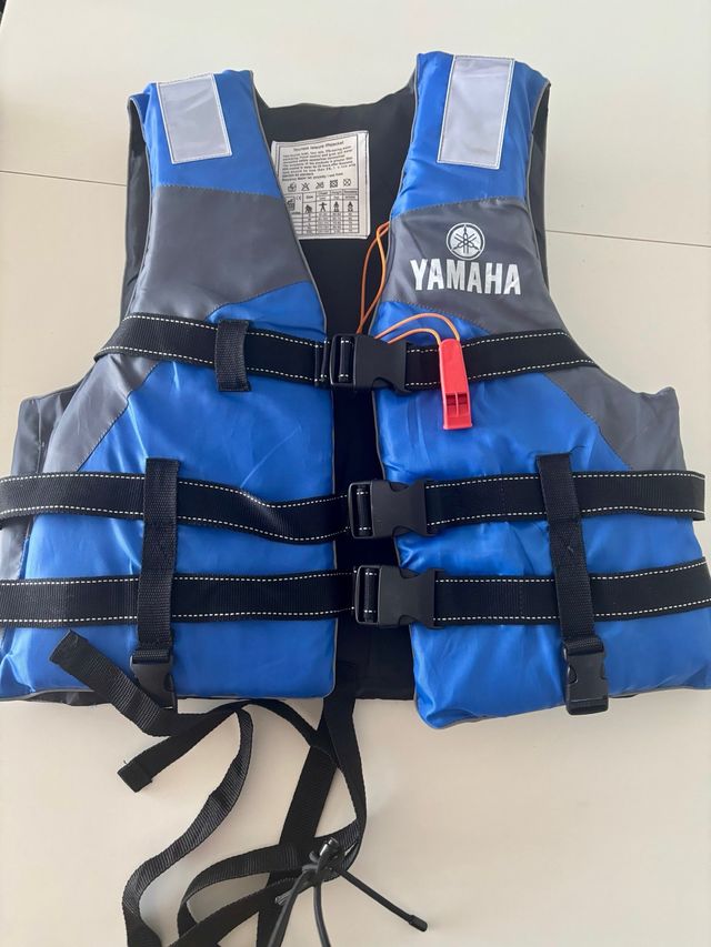 Chaleco Salvavidas Yamaha Azul y Gris