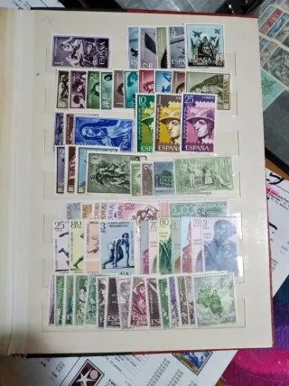 Series completas sellos sin matasellos 1950-1964