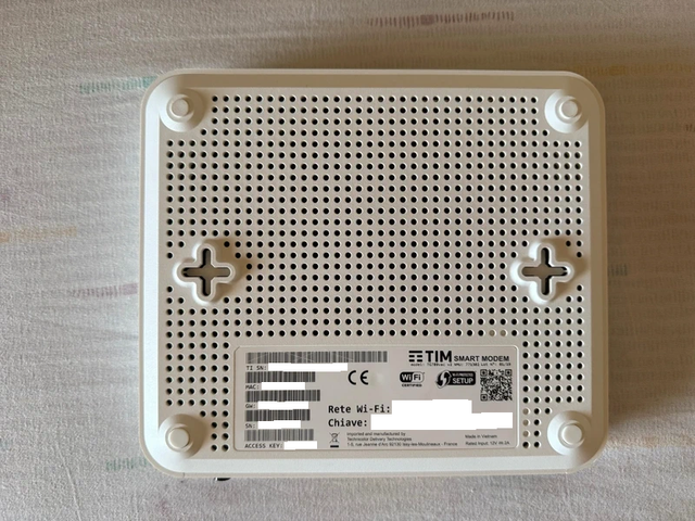 Smart Modem TIM completo con scatola e accessori