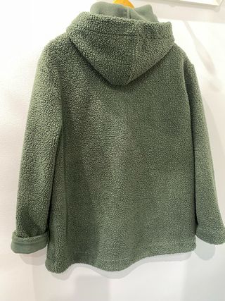 Oysho Chaquetón Verde con Capucha
