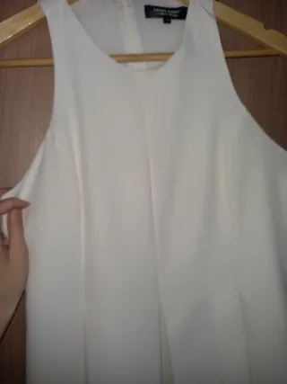 Vestido fiesta blanco Talla 40