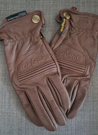 Guantes de Piel Garibaldi Marrones. Mujer. 