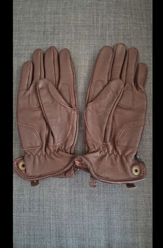Guantes de Piel Garibaldi Marrones. Mujer. 
