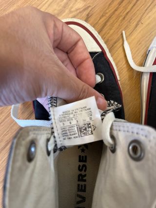 Converse All Star Negras Talla 35