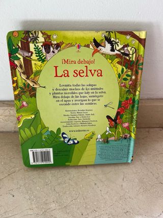 Cuento La selva de solapas interactivas. No ENVÍO.