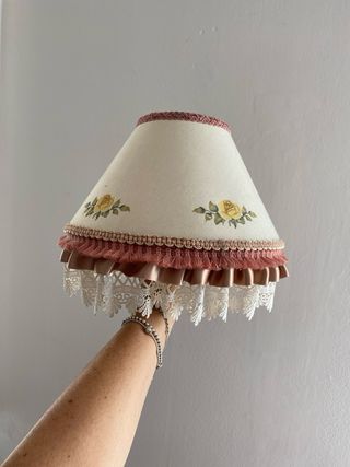 Paralume artigianale decorato