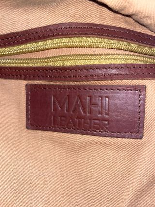 Mochila Cuero Vintage Mani Marrón