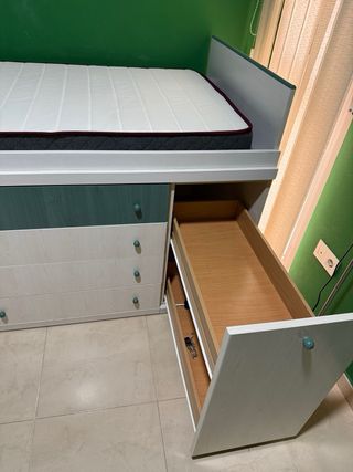 Cama nido infantil con almacenaje