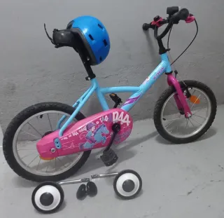 Bicicleta infantil 20 azul y rosa