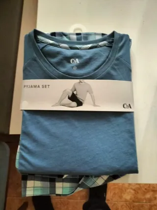 Pijama Verano Caballero C&A Azul XXL sin estrenar 