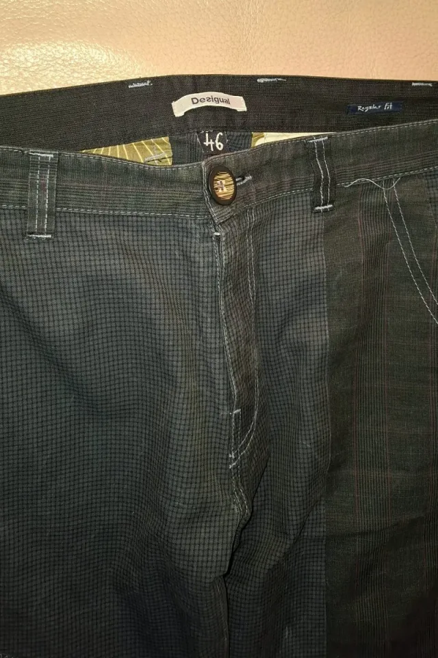 Pantaloni uomo Desigual neri e blu