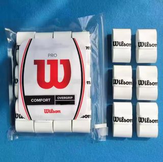 60 Overgrips Wilson Lisos Blancos