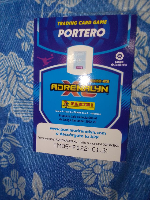 Carta Fernando Guantes de Oro LaLiga