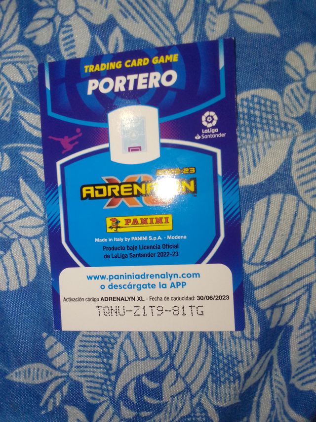 Carta Fernando Guantes de Oro LaLiga