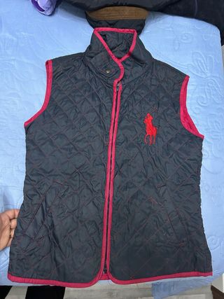 Chaleco Polo Ralph Lauren Negro y Rojo