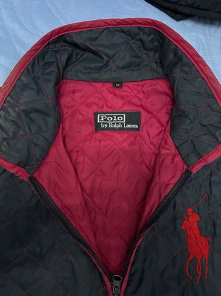 Chaleco Polo Ralph Lauren Negro y Rojo