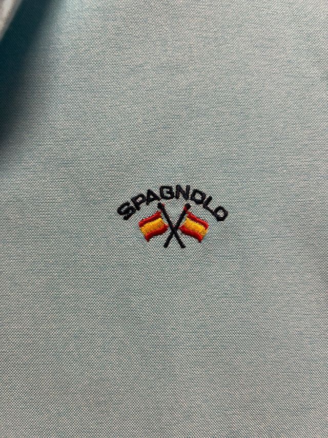 Camisa Spagnolo Azul Celeste Talla M Hombre