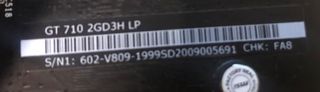MSI GeForce GT 710 2GD3H LP Tarjeta Gráfica