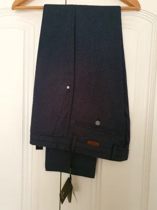 Pantalón Massimo Dutti Azul Talla 44