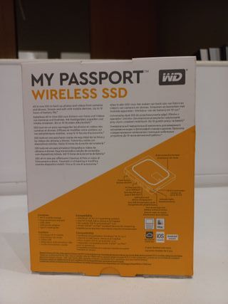 Disco duro WD My Passport Wireless SSD 1TB Wi-Fi
