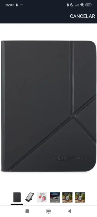 Custodia nera per Kobo Clara