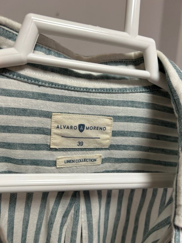 Camisa Álvaro Moreno Lino Rayas Talla 39
