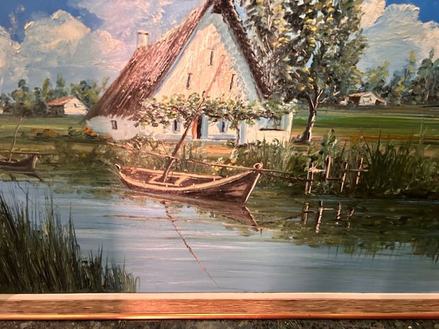 Cuadro al óleo Barranca Valenciana