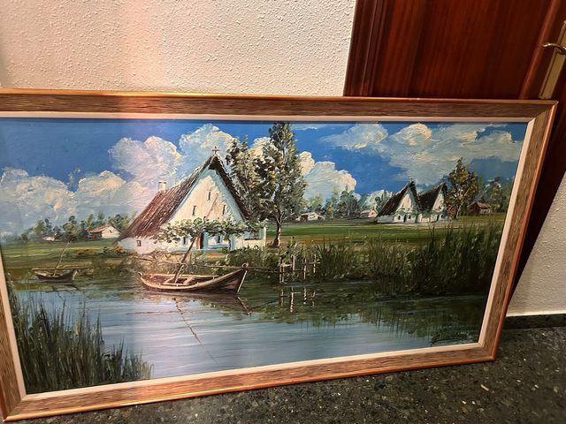 Cuadro al óleo Barranca Valenciana